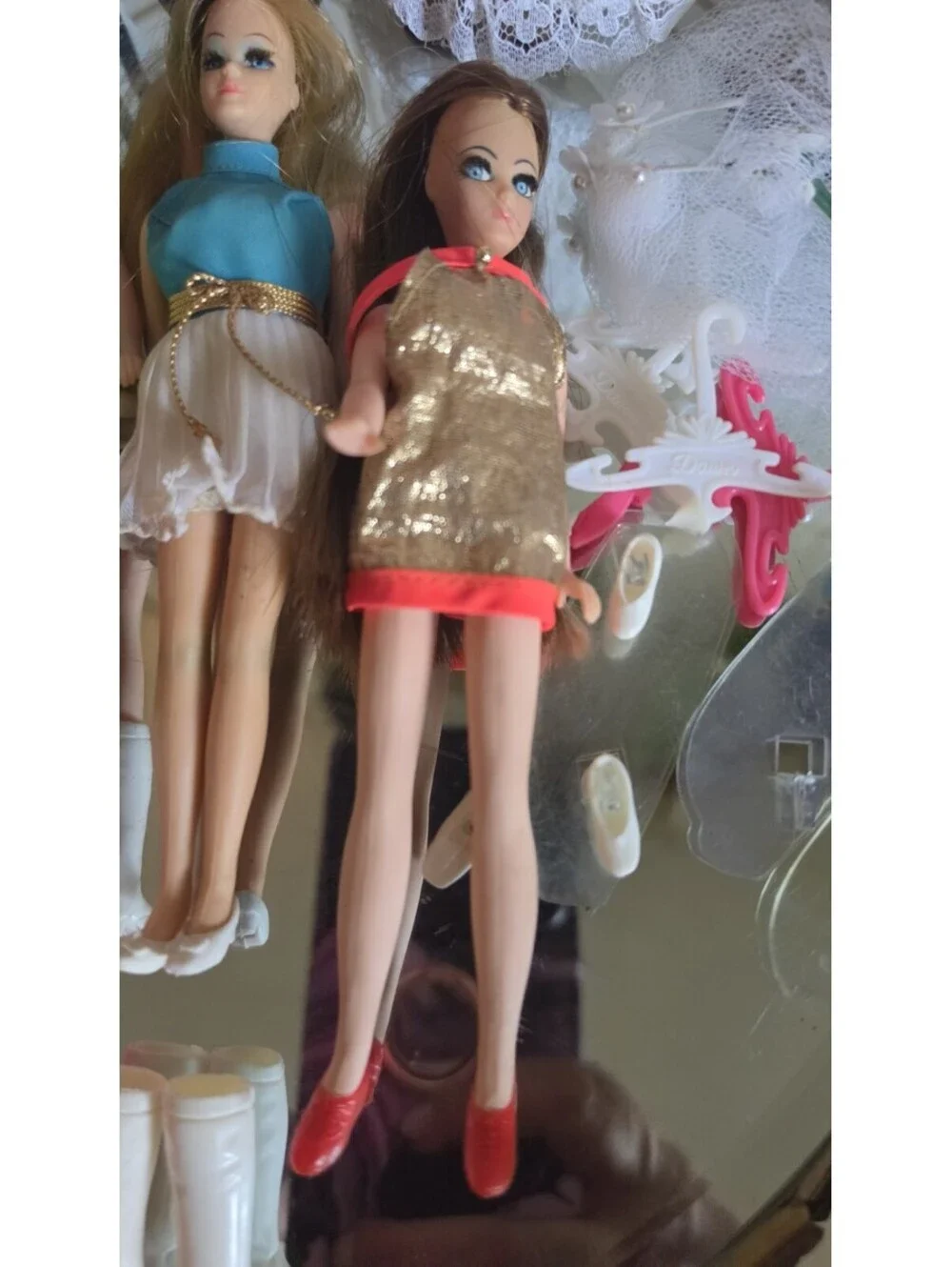 1970 Vintage Dawn Dolls With Outfits & Acces. - Japan & Hong Kong - Great Coll.